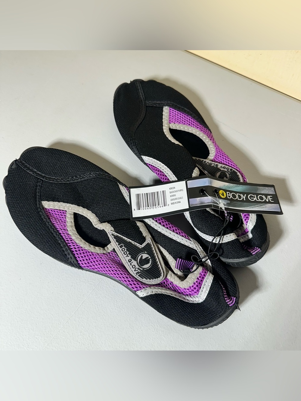 Body Glove Water Shoe, Women’s Size 9, Black & Purple Water Shoes, New